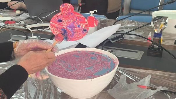 漆漂扇手工制作活动